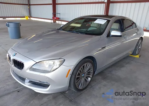 2013 BMW 650I Gran Coupe xDrive z USA, uszkodzony, nr VIN WBA6B4C50DDG67992